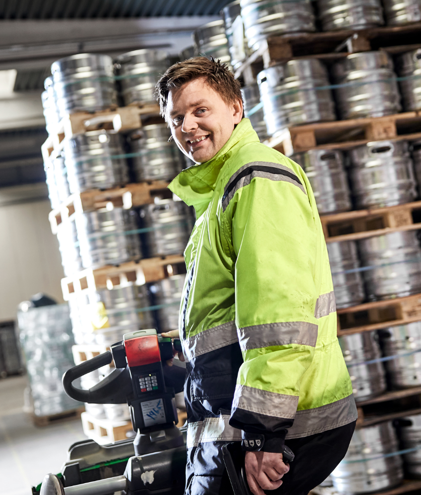 Aflæsning af lastbil